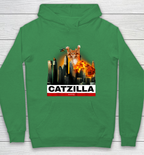 CATZILLA  Funny Kitty Tshirt for Cat lovers to Halloween Hoodie 5