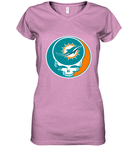 Miami Dolphins / Grateful Dead Custom Printed T-Shirt