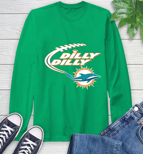 NFL Miami Dolphins Dilly Dilly Football Sports Long Sleeve T-Shirt 7