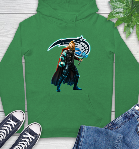 NBA Thor Avengers Endgame Basketball Orlando Magic Hoodie 8