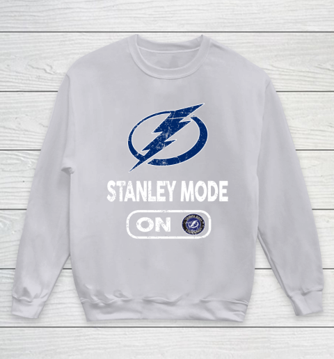 Tampa Bay Lightning Stanley Mode On Youth Sweatshirt 3