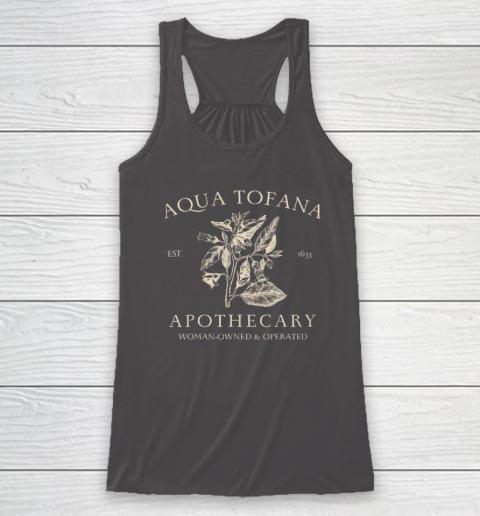 Funny Feminist Aqua Tofana Apothecary Vintage Racerback Tank 6