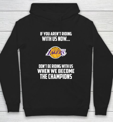 NBA Los Angeles Lakers Basketball We Become The Champions Hoodie