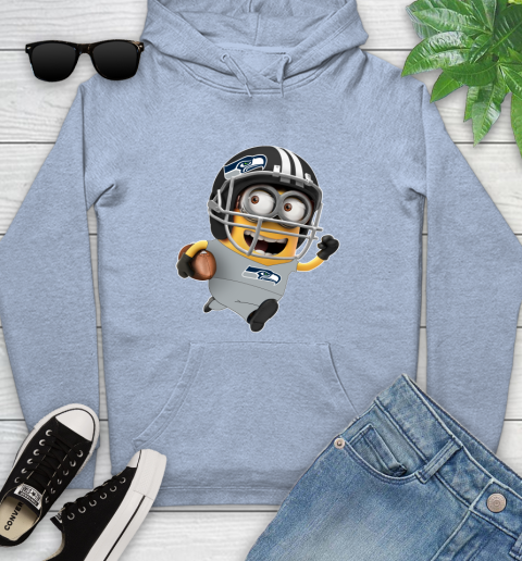 NFL Seattle Seahawks Minions Disney Football Sports Youth Hoodie 10