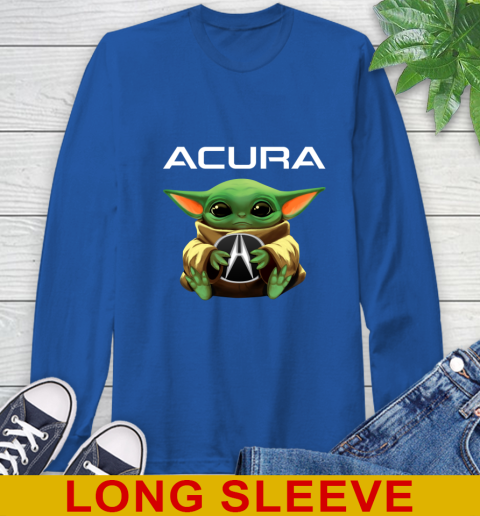 Star Wars Baby Yoda Hugs Acura Car Shirt 65