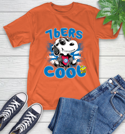 NBA Basketball Philadelphia 76ers Cool Snoopy Shirt T-Shirt 4