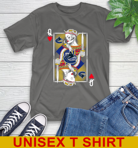 NHL Hockey Vancouver Canucks The Queen Of Hearts Card Shirt T-Shirt 11 NHL Hockey Vancouver Canucks The Queen Of Hearts Card Shirt T-Shirt - Image 11