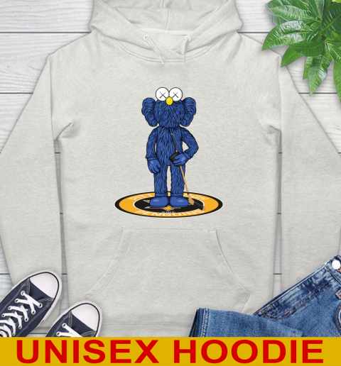 NHL Hockey Pittsburgh Penguins Kaws Bff Blue Figure Shirt Hoodie 12