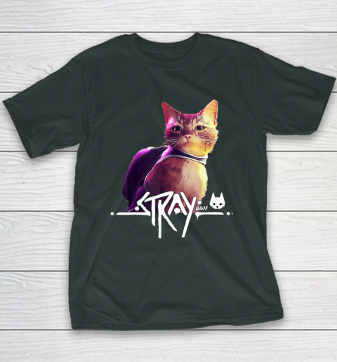 Strays CAT Game Video Gamer Lover Cats GAME Youth T Shirt Tee
