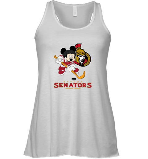NHL Hockey Mickey Mouse Team Ottawa Senators Racerback Tank