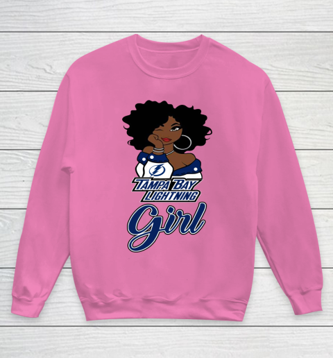Tampa Bay Lightning Girl NHL Youth Sweatshirt 7