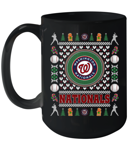 Washington Nationals Merry Christmas MLB Baseball Loyal Fan Ceramic Mug 15oz