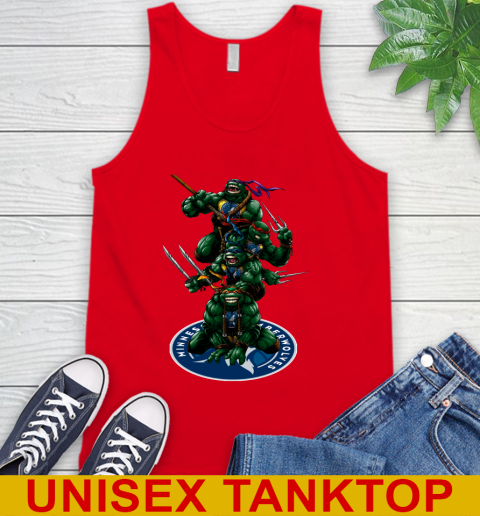 NBA Basketball Minnesota Timberwolves Teenage Mutant Ninja Turtles Shirt Tank Top 6