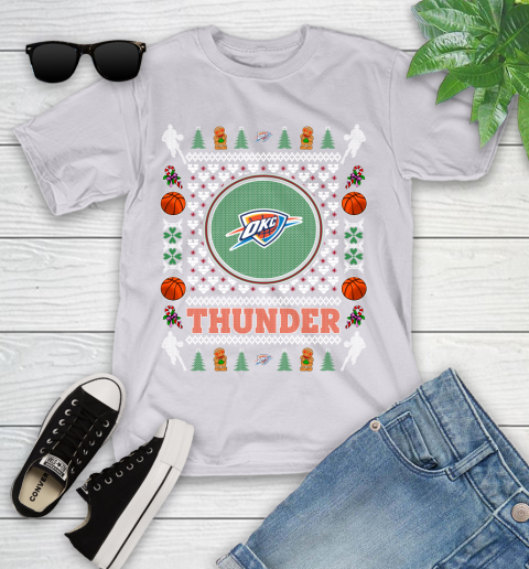 Oklahoma City Thunder Merry Christmas NBA Basketball Loyal Fan Ugly Shirt 103