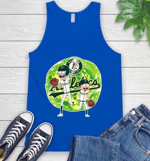 MLB Oakland Athletics Rick And Morty Baseball Sports Tank Top 5