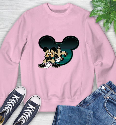 NFL New Orleans Saints Mickey Mouse Disney Football T Shirt Sweatshirt 9