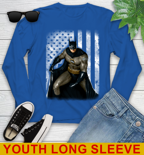 San Antonio Spurs NBA Basketball Batman DC American Flag Shirt Youth Long Sleeve 10