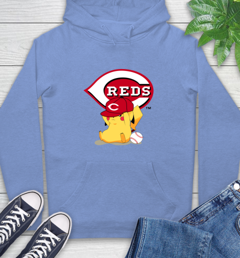 MLB Pikachu Baseball Sports Cincinnati Reds Hoodie 11