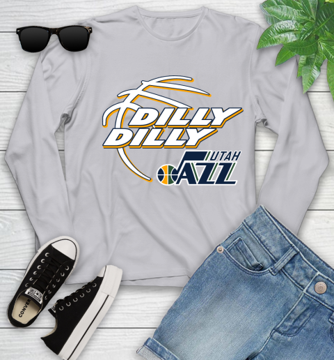 NBA Utah Jazz Dilly Dilly Basketball Sports Youth Long Sleeve 5