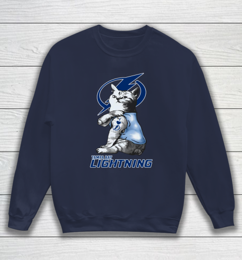 NHL My Cat Loves Tampa Bay Lightning Hockey Sweatshirt Tee For Sports