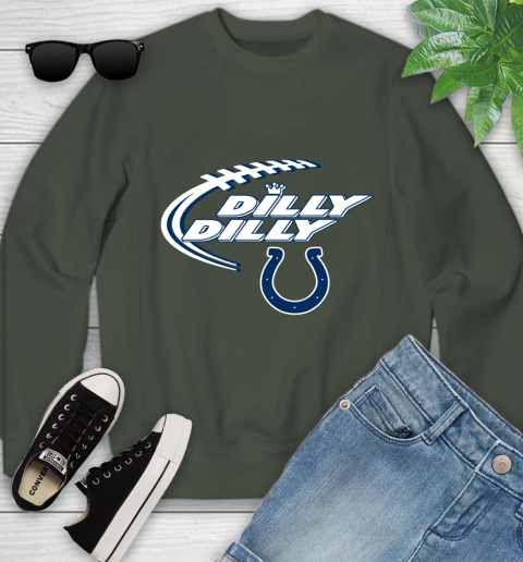 NFL Indianapolis Colts Dilly Dilly Football Sports Youth Sweatshirt 10