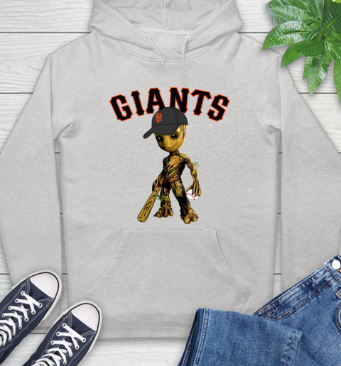 MLB San Francisco Giants Groot Guardians Of The Galaxy Baseball Hoodie