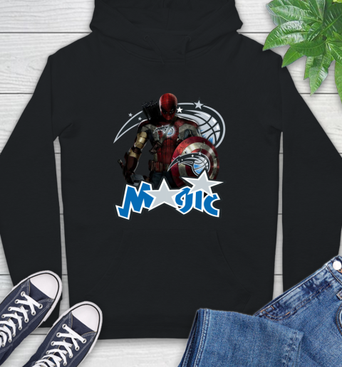Philadelphia 76ers NBA Basketball Captain America Thor Spider Man Hawkeye Avengers Hoodie 2