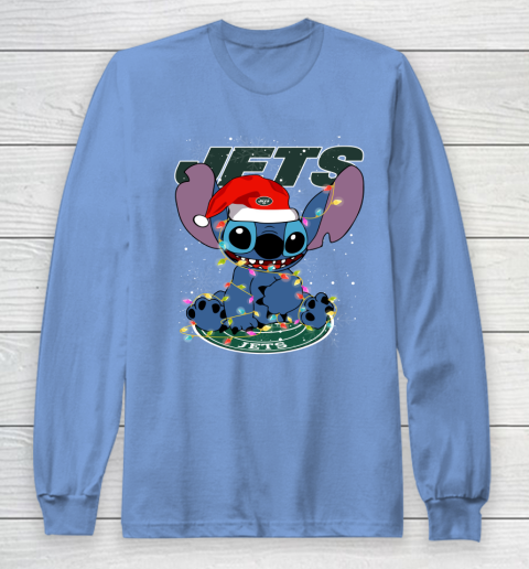 New York Jets NFL Football noel stitch Christmas Long Sleeve T-Shirt 8