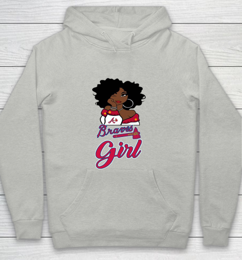 Atlanta Braves Girl MLB Youth Hoodie 2