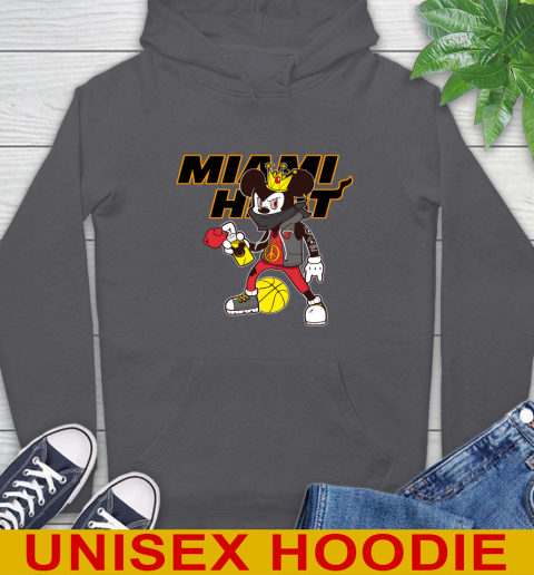 Miami Heat NBA Basketball Mickey Peace Sign Sports Hoodie 7