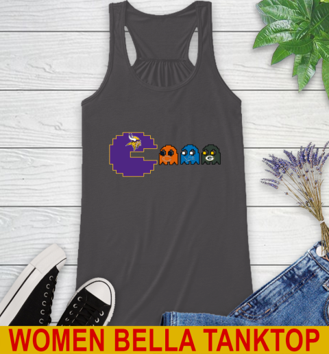 Minnesota Vikings NFL Football Pac Man Champion Racerback Tank 12