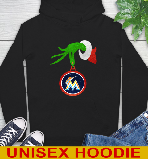Miami Marlins Grinch Merry Christmas MLB Baseball Hoodie 2