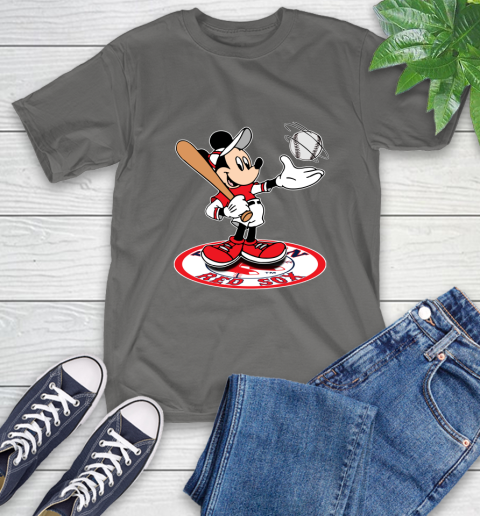 MLB Baseball Boston Red Sox Cheerful Mickey Disney Shirt T-Shirt 10