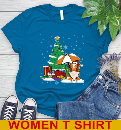 Sheltie Christmas Dog Lovers Shirts 92