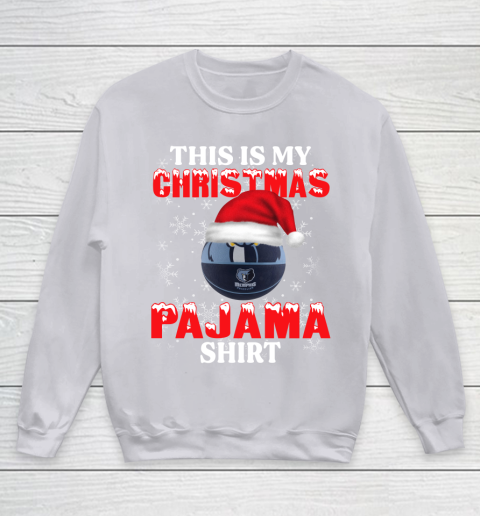 Memphis Grizzlies This Is My Christmas Pajama Shirt NBA Youth Sweatshirt 3