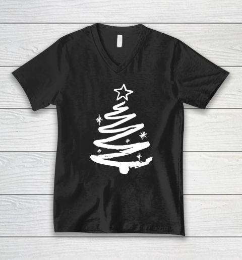 Merry Stellar Christmas V-Neck T-Shirt