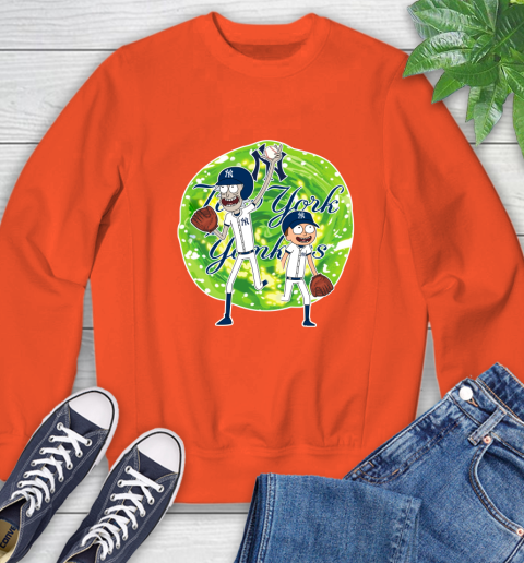 MLB New York Yankees Rick And Morty Baseball Sports Sweatshirt 4