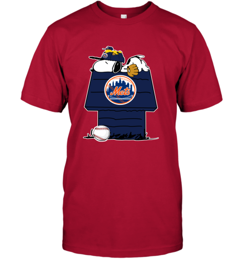 MLB New York Mets Snoopy Woodstock The Peanuts Movie Baseball T Shirt -  Rookbrand