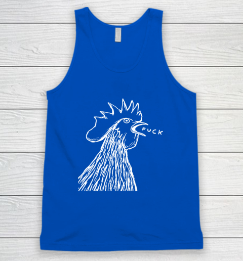 Funny Chicken Rooster Saying FUCK Tank Top 3
