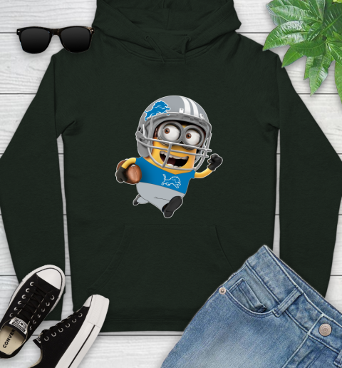 NFL Detroit Lions Minions Disney Football Sports Youth Hoodie 14 NFL Detroit Lions Minions Disney Football Sports Youth Hoodie - Image 14