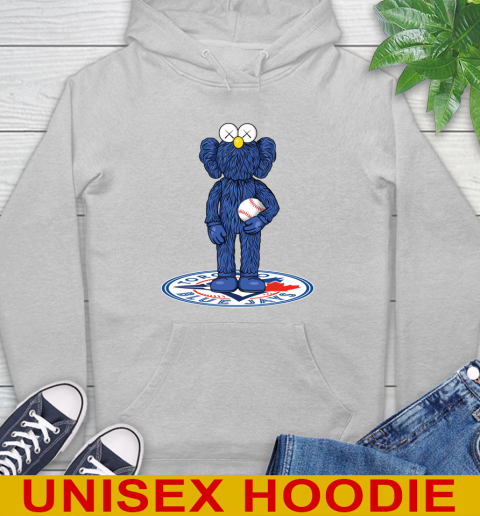 MLB Baseball Toronto Blue Jays Kaws Bff Blue Figure Shirt Hoodie 6