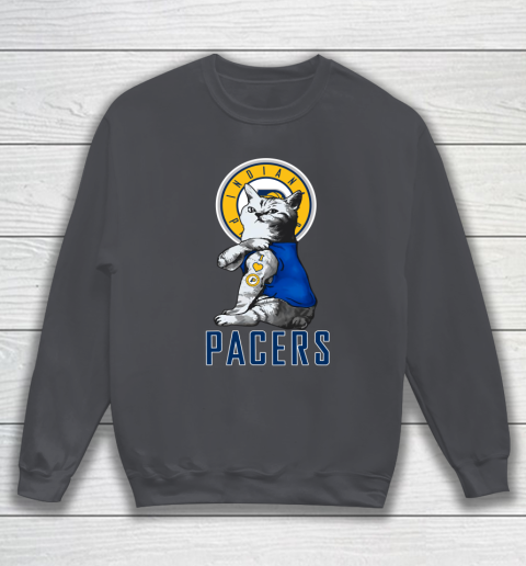 NBA Basketball My Cat Loves Indiana Pacers Sweatshirt 4