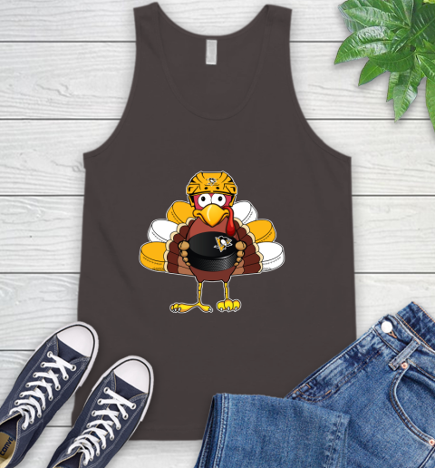 Pittsburgh Penguins Turkey Thanksgiving Day Tank Top 7