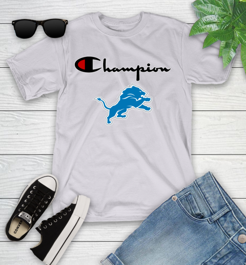 NFL Football Detroit Lions Champion Shirt Youth T-Shirt 2