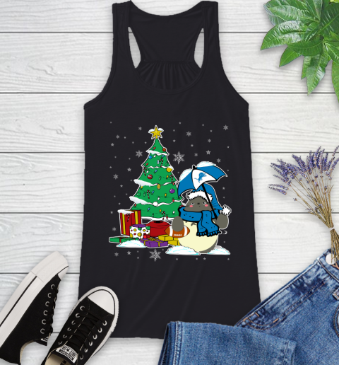 Detroit Lions NFL Football Cute Tonari No Totoro Christmas Sports Racerback Tank