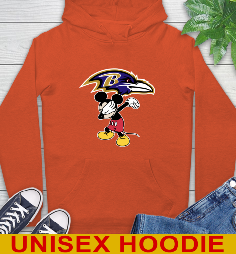 Baltimore Ravens NFL Football Dabbing Mickey Disney Sports Hoodie 5