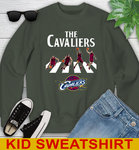 NBA Basketball Cleveland Cavaliers The Beatles Rock Band Shirt Youth Sweatshirt 8