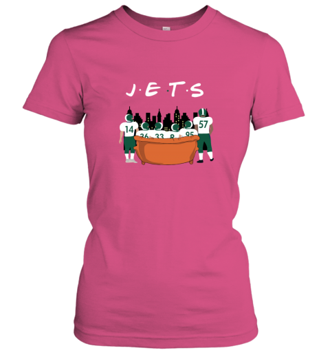 The New York Jets Together F.R.I.E.N.D.S NFL sml9 the new york jets together friends nfl ladies t shirt 20 front heliconia