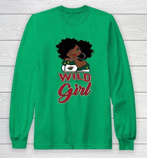 Minnesota Wild Girl NHL Long Sleeve T-Shirt 7