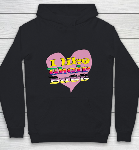 I Like Their Butt Non Binary Pride Youth Hoodie